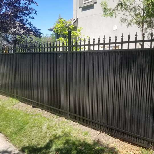 Aluminum Corrugated Privacy Fence Panels - Barrie Fence