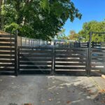 Horizontal Aluminum Fence Gates Installed in Allenwood Beach