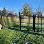 Aluminum Picket Fence Installed in Little Lake