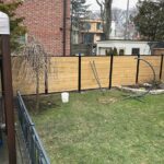 Aluminum Wood Fence installed in Orillia