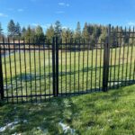 Aluminum Picket Fence Gate Installation in Horseshoe Valley