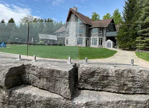 Frameless-Glass-Railing Installed in Wasaga Beach Barrie